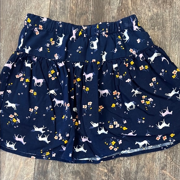 Jumping Beans Kids Skort - Navy with Floral and Animal Print - Picture 2 of 6